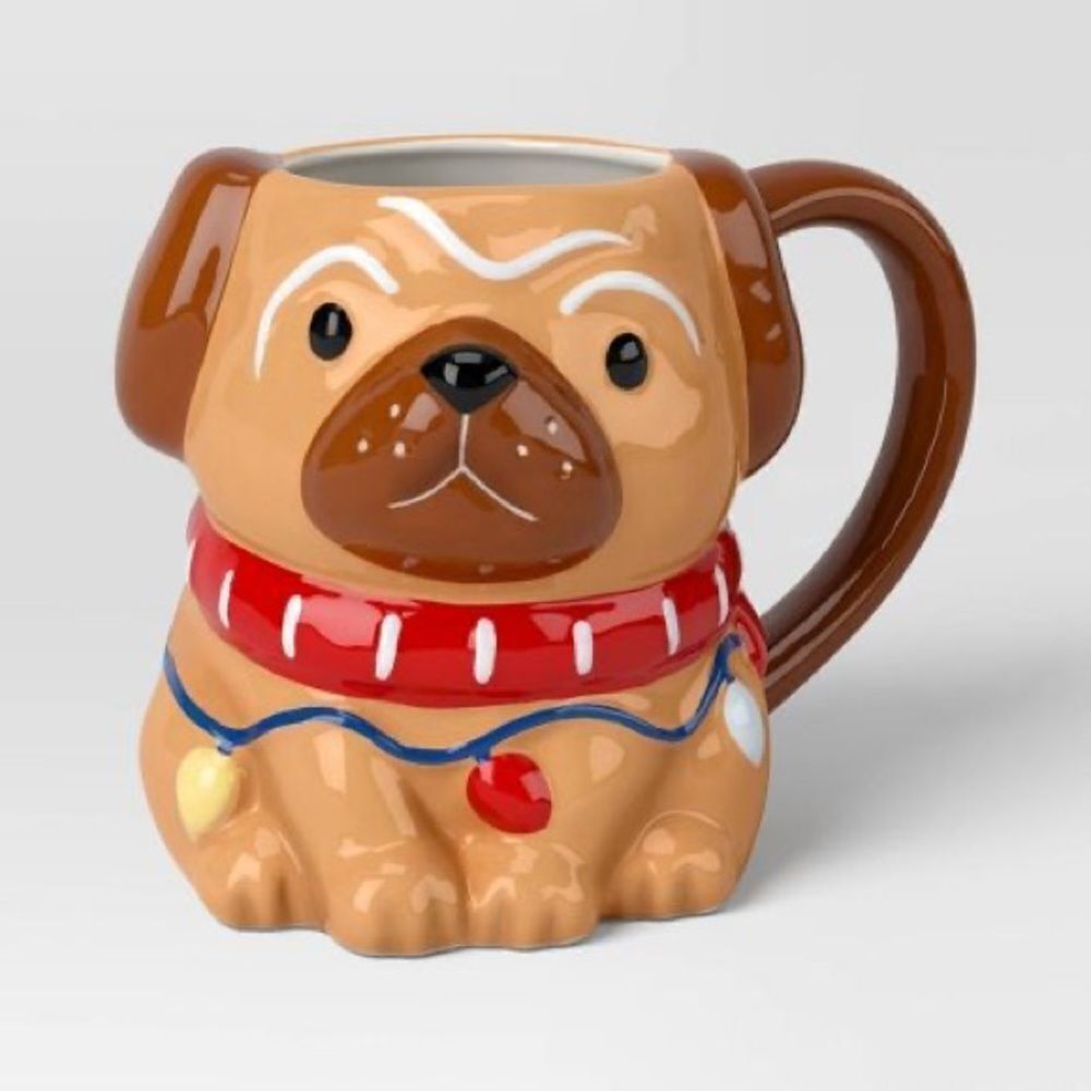 Holiday Pug Mug